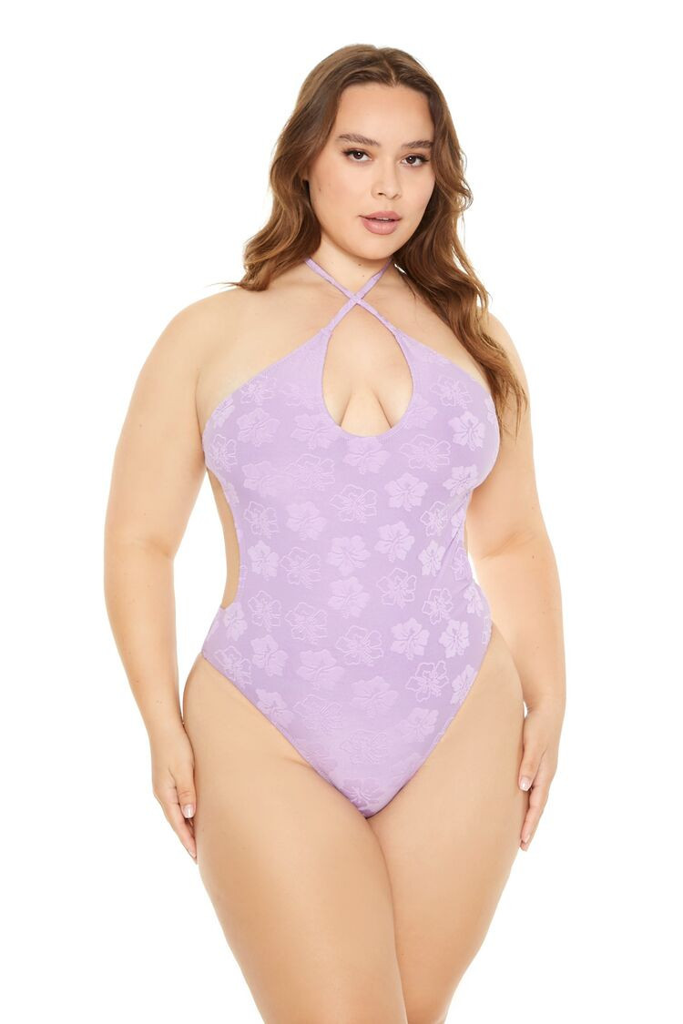 Plus Size Floral One-Piece Swimsuit | Forever 21