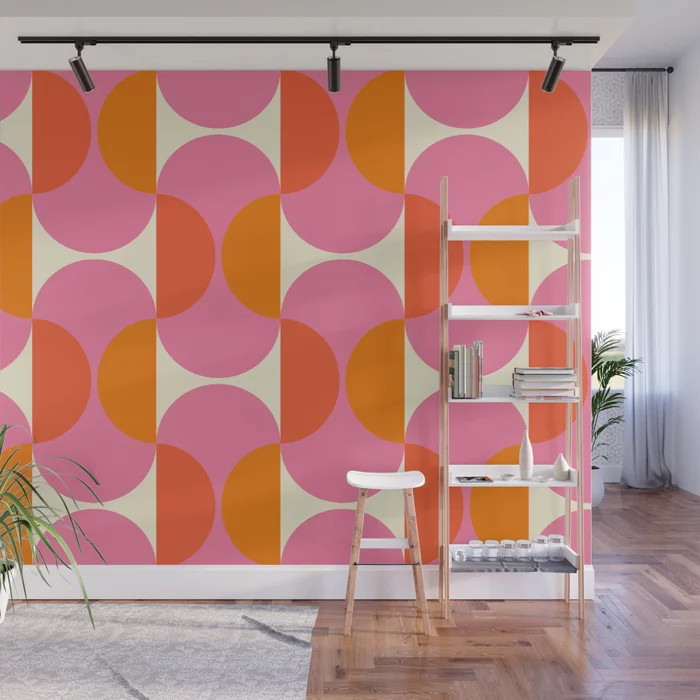 Retro Capsule Sixties Wall Mural Wall Mural | Society6