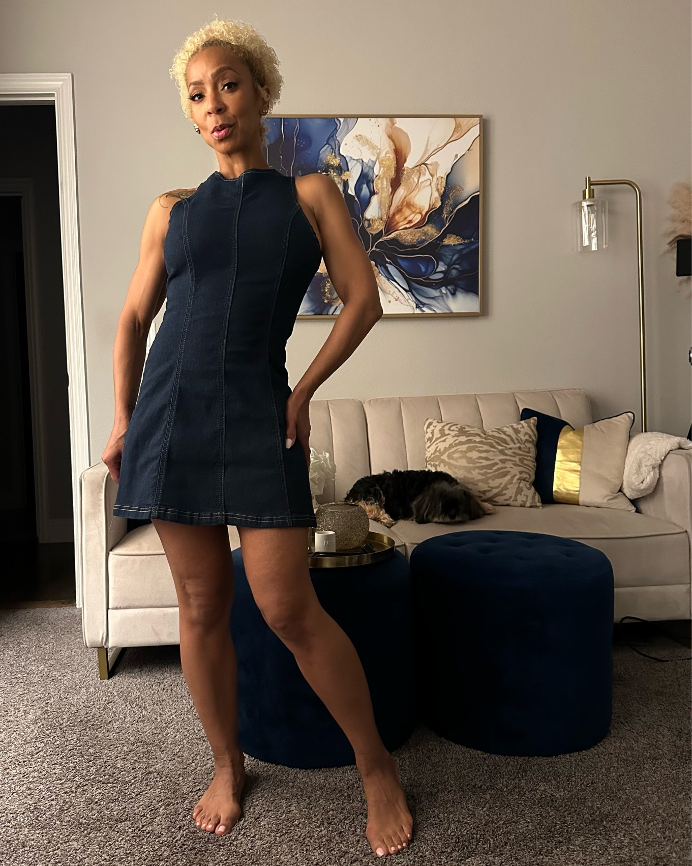 I love a denim dress! Make it a mini and you’re really speaking my language! 🤭😉

#LTKootd #LTKOver40 #LTKSeasonal