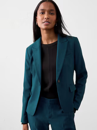 Classic Herringbone Blazer | Banana Republic Factory