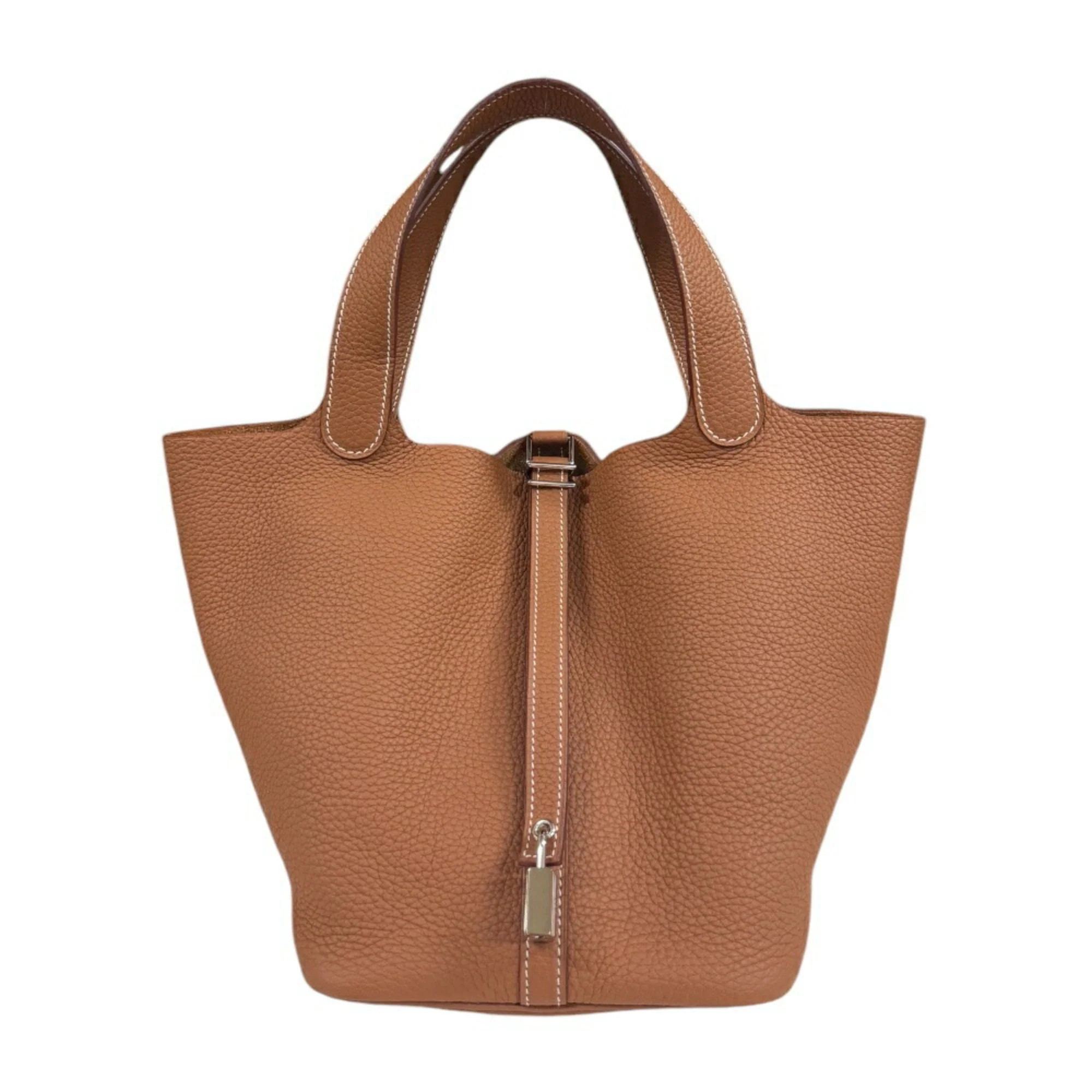 Hermes Picotin Leather Handbag (Pre-Owned) | Shop Simon