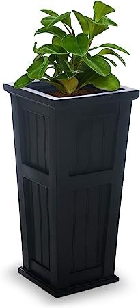 Cape Cod Tall Planter Black | Amazon (US)