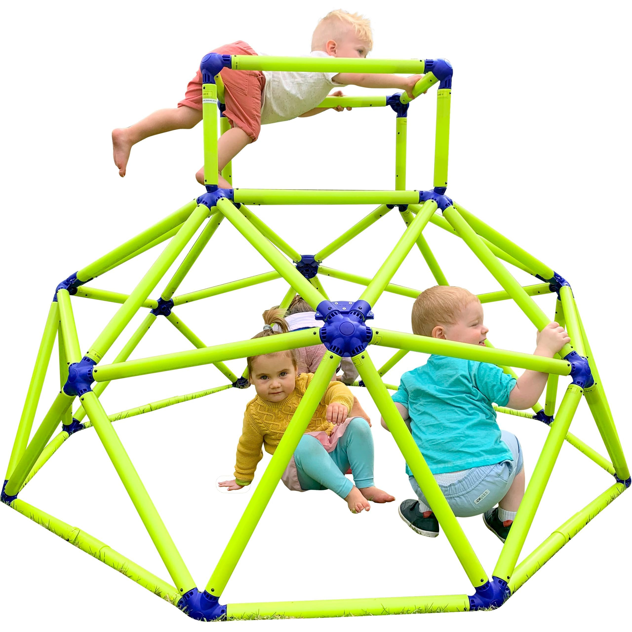 Eezy Peezy Monkey Bars Climbing Tower - Active Indoor Outdoor Play Set Climbing Dome Equipment To... | Amazon (US)