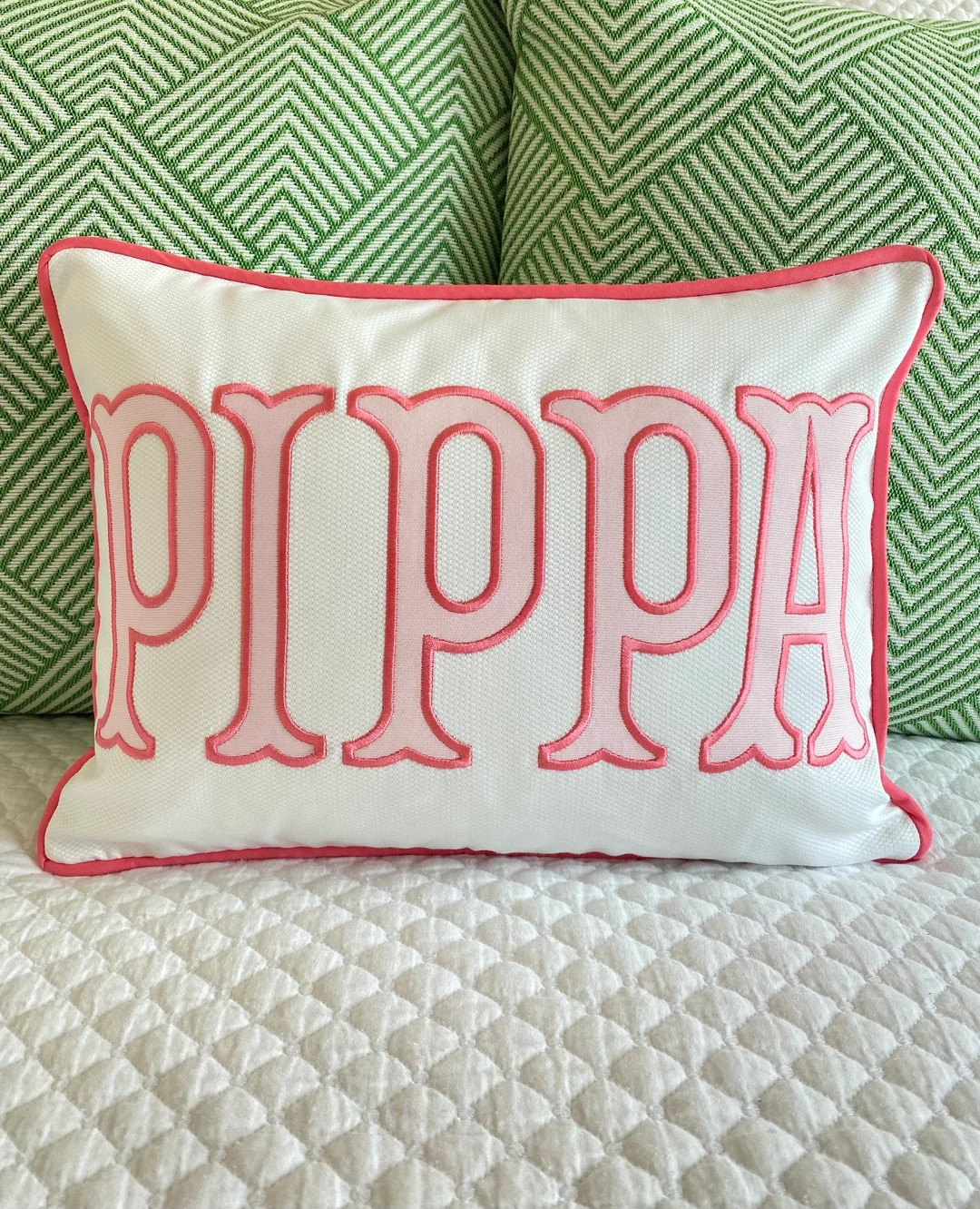 Applique Name Pillow Cover - Etsy | Etsy (US)