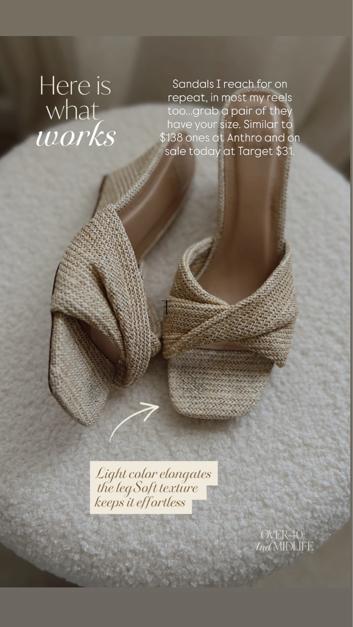 ✨Tap the bell, save and ❤️ for over 40 fashion, midlife style, midsize fashion and luxury looks for less. 

The sandals that I wear on repeat are 30% off grab a pair if they still have your size they are selling out!

👑"Helping you look good, feel good!" - Lindsey Denver

#LTKOver40 #LTKMidsize #LTKPlusSize