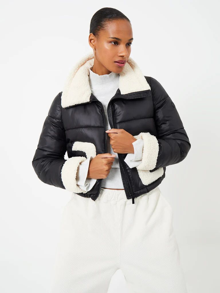Puffer Coat with Contrast Trim | French Connection (US)