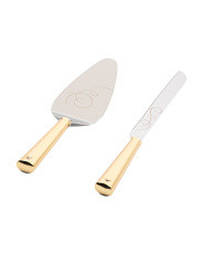 Disney Stainless Steel Bridal Cake Knife And Server Set | Marshalls
