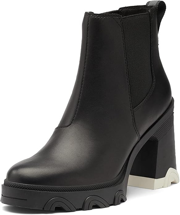Sorel Women's Brex Heel Chelsea — Waterproof Leather Rain Boot | Amazon (US)