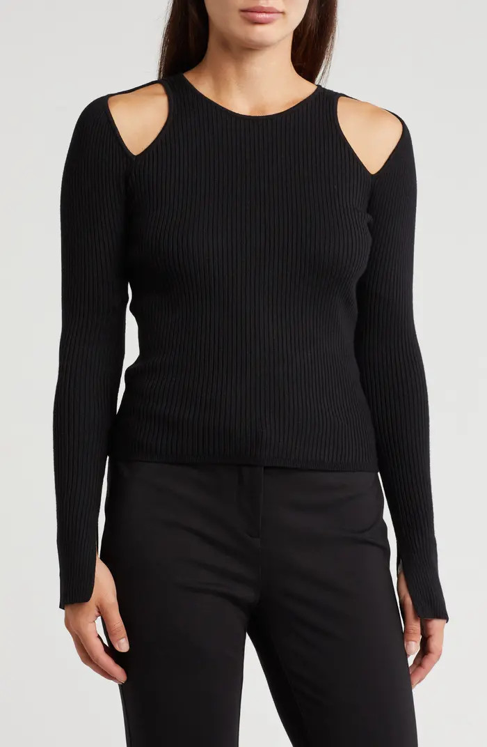 Calvin Klein Cutout Shoulder Top | Nordstromrack | Nordstrom Rack