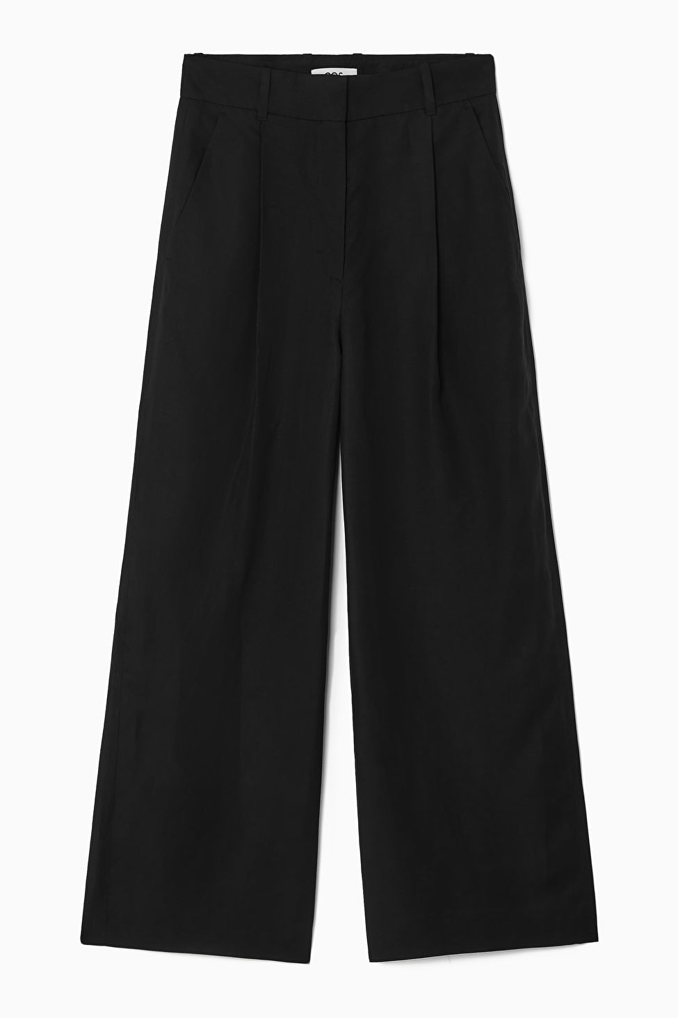 RELAXED LINEN-BLEND WIDE-LEG PANTS | COS (US)