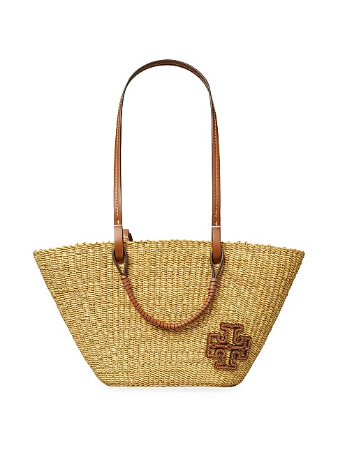 Ella Small Straw Basket Tote | Saks Fifth Avenue