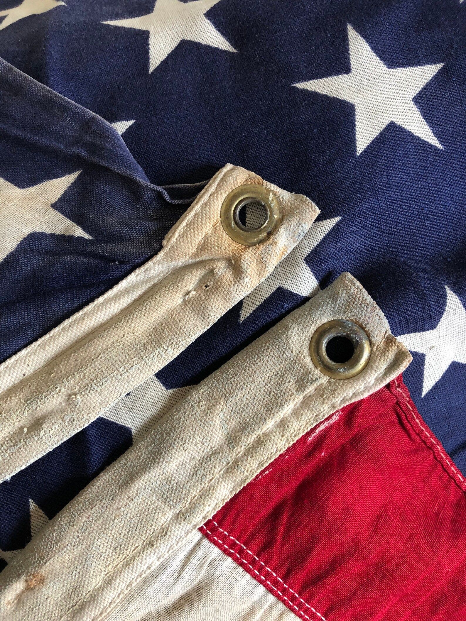 Vintage Sewn Cotton 50 Star Flag / Vintage Americana / Aged | Etsy | Etsy (US)