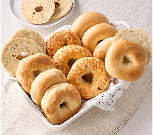 SH 8/24 Just Bagels x Temp-tations (18) 4-oz Bagels - QVC.com | QVC