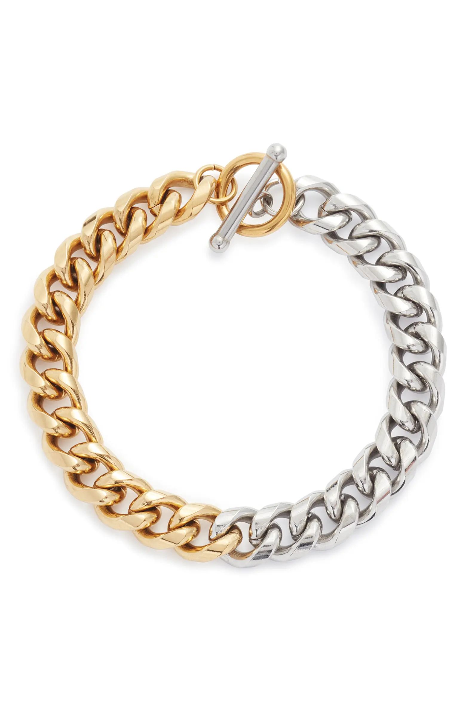 Ashley Two Tone Chain Bracelet | Nordstrom