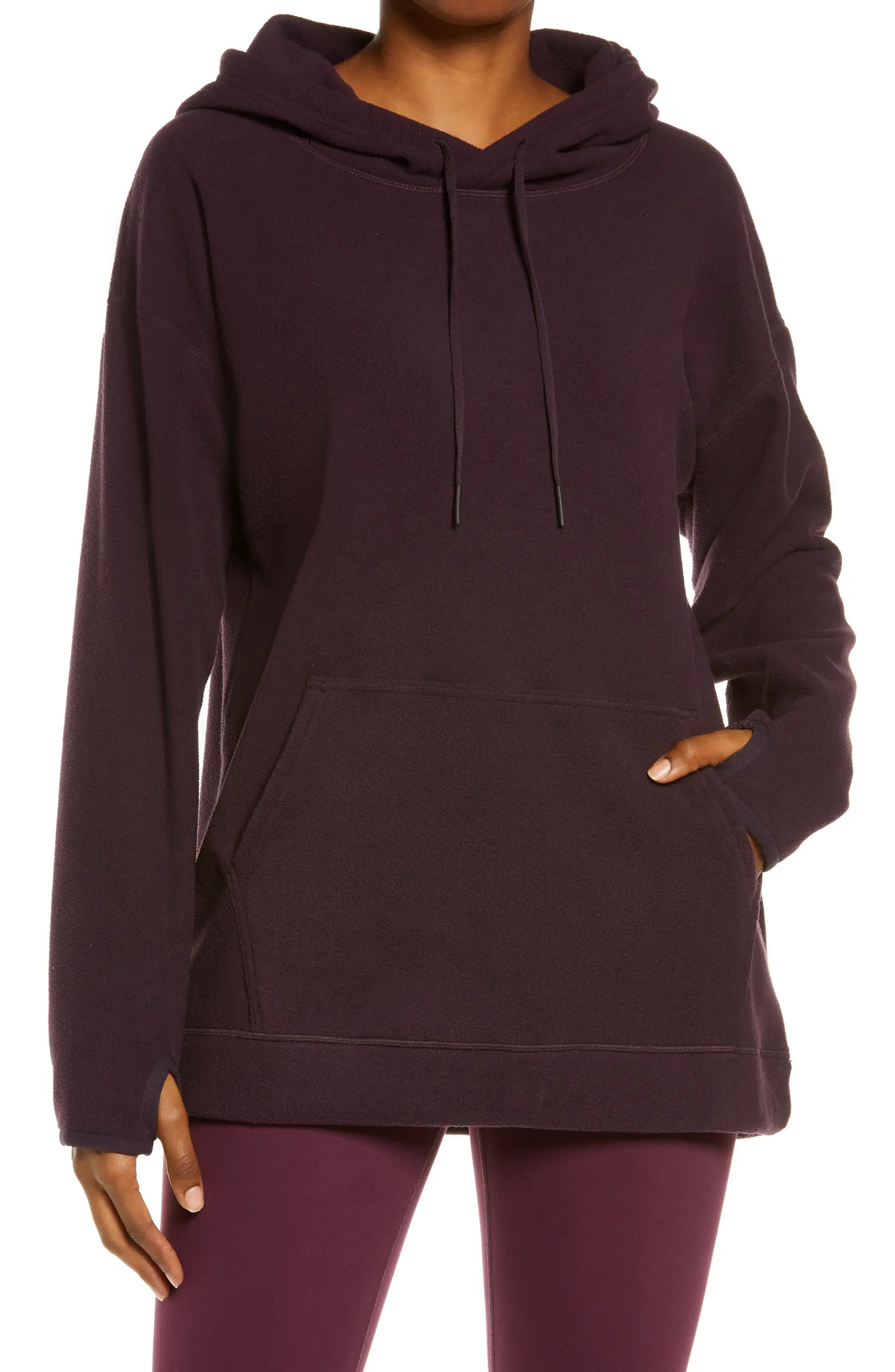 Zella Women's Cozy Up Polar Fleece Hoodie | Nordstrom | Nordstrom