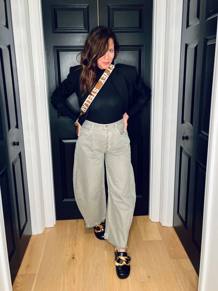 Horseshoe jeans also called barrel cut jeans are trending. Watch my reel to style.  These citizens always sell out so fast!! They actually rain slightly small in the waist. I’m wearing size 29 (im usually 28 and sometimes 29 fyi) 

#LTKFind #LTKstyletip #LTKshoecrush