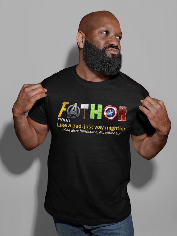 Fathor, Thor, Avengers Shirt, Father's Day Gift, Avengers Men's Shirt, Fathor Definition Shirt, M... | Etsy (US)