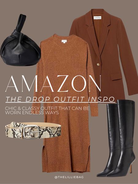 Amazon The Drop outfit inspo! This sweater dress is amazing on! I love it! Stay tuned for Prime Day Deals next week! ✨✨✨



Amazon fashion. Affordable fashion. Fall outfit. Fall outfits. Sweater dress. 

#LTKsalealert #LTKworkwear #LTKstyletip