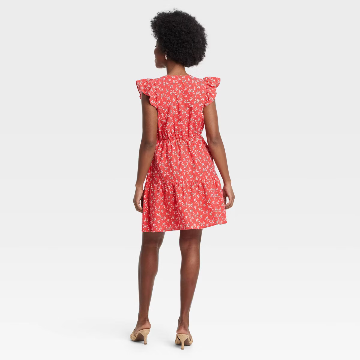 Women's Flutter Short Sleeve Mini Skater Dress - Universal Thread™ | Target
