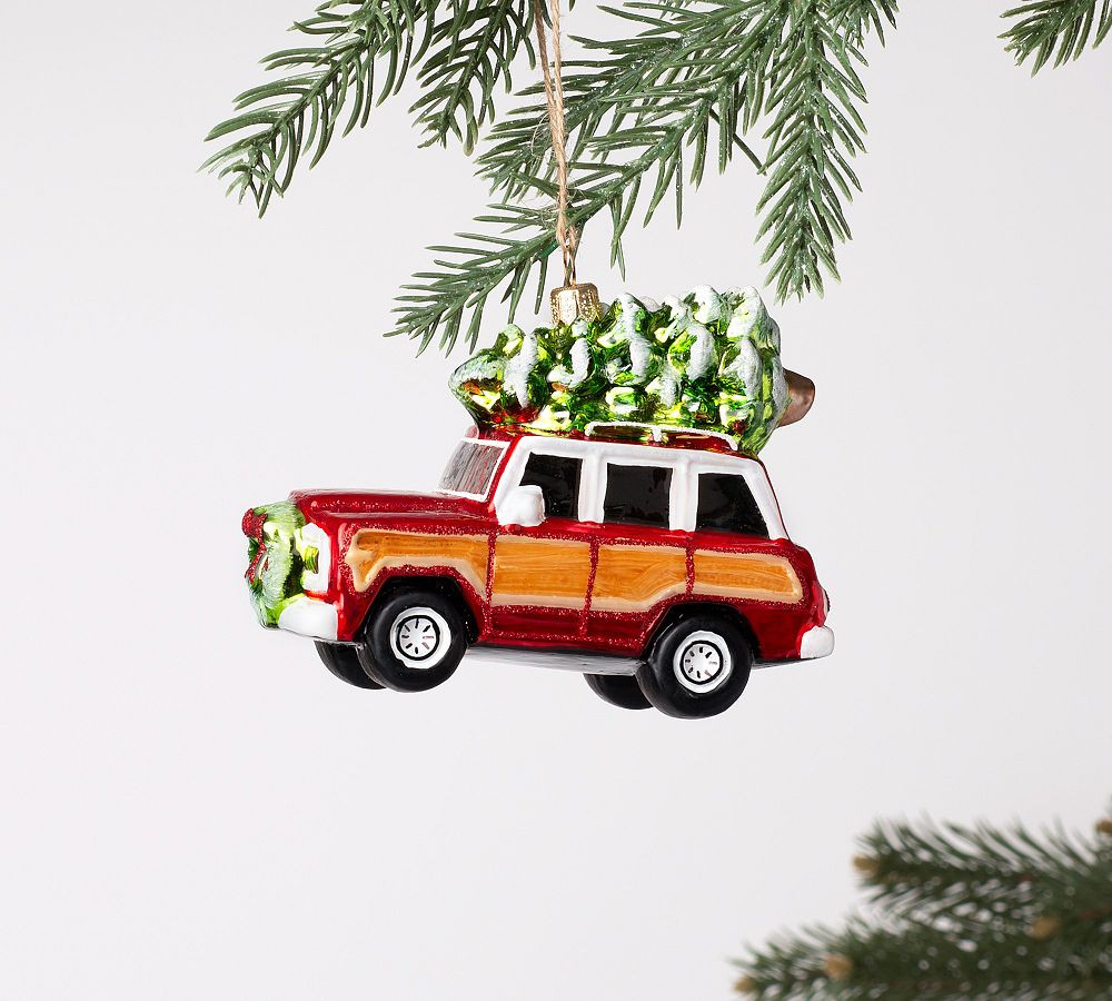 Handmade Heirloom Holiday Jeep Ornament | Pottery Barn (US)