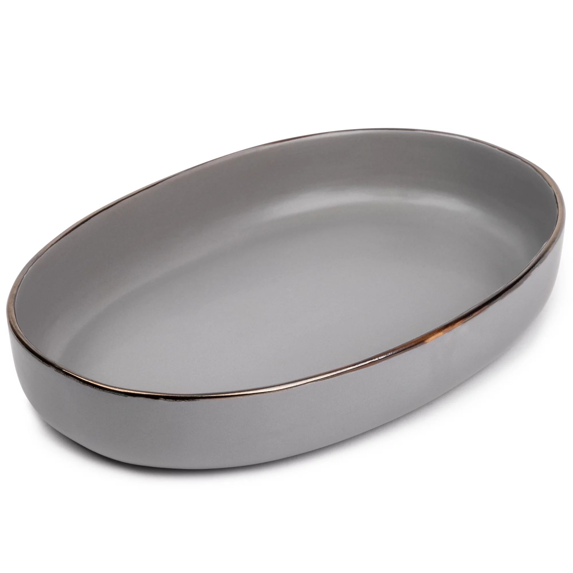 Thyme & Table Dinnerware Grey Ava Stoneware Round Soup Bowl | Walmart (US)