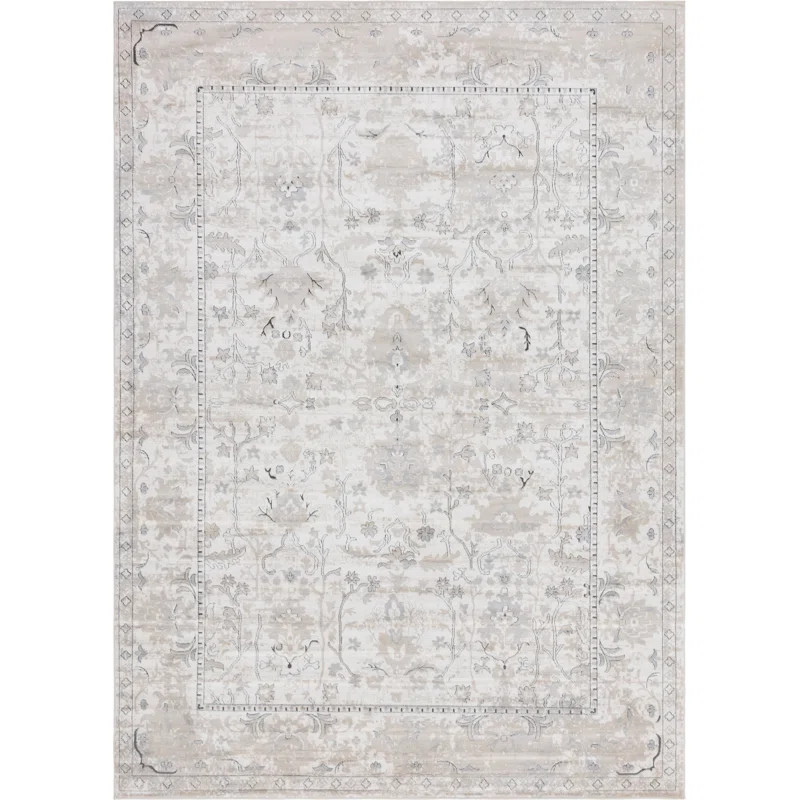 Circleville Oriental Ivory Area Rug | Wayfair North America