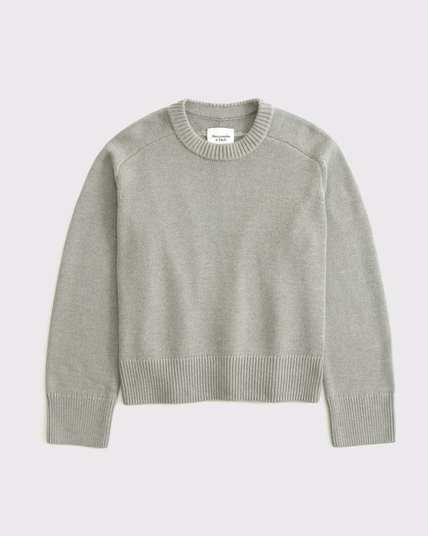 The A&F Madeline Crew Sweater | Abercrombie & Fitch (US)