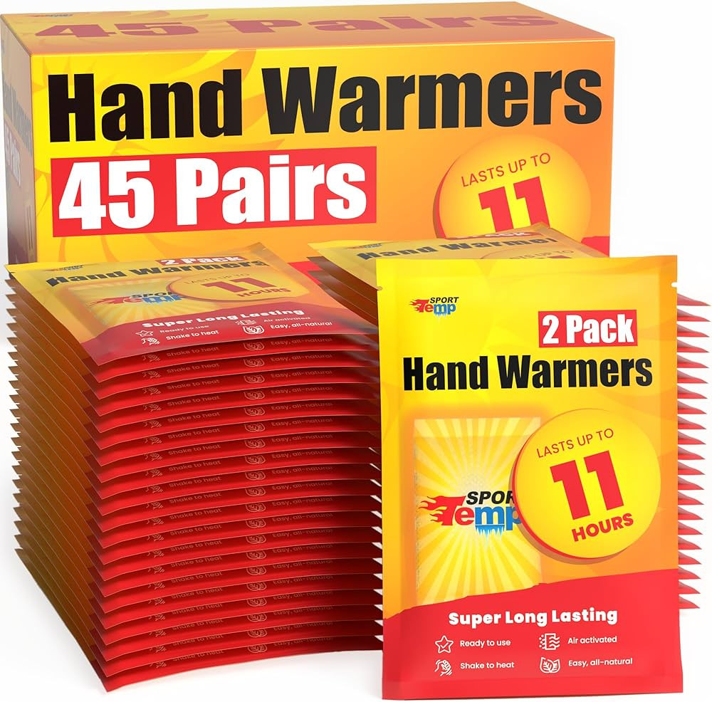 Hand Warmers - Up to 11 Hours of Heat, Super Long Lasting - Easy, All Natural - Air Activated, fo... | Amazon (US)
