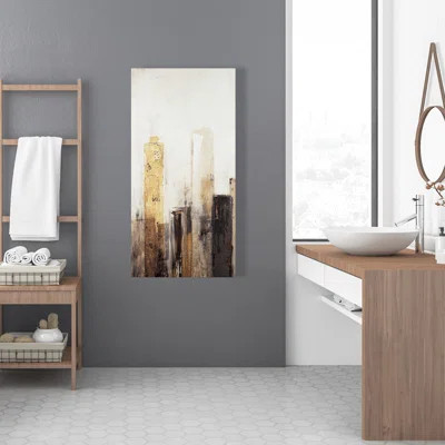 Earthy Tones City - Bedroom Cities Canvas for Home Decor | Wayfair North America
