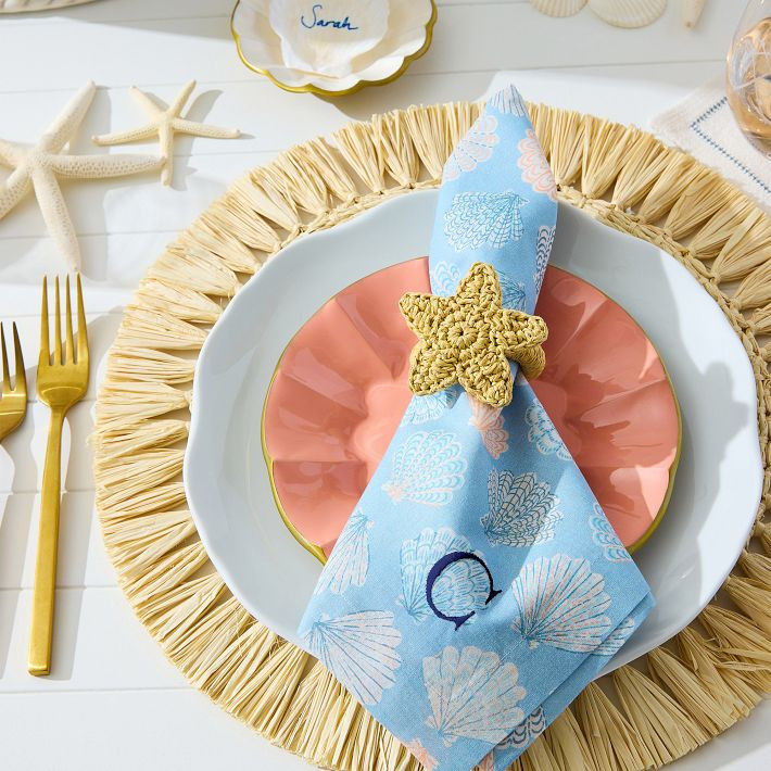 Seaside Napkins, Set of 4 | Mark and Graham