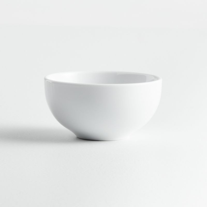 Aspen Coupe 3" Dip Snack Bowl + Reviews | Crate & Barrel | Crate & Barrel