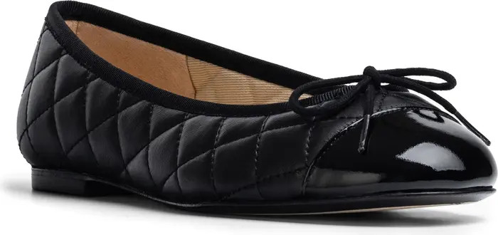 Belle Quilted Ballerina Flat (Women) | Nordstrom