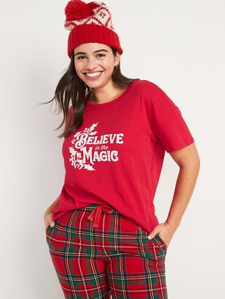 Matching Holiday Graphic T-Shirt for Women | Old Navy (US)