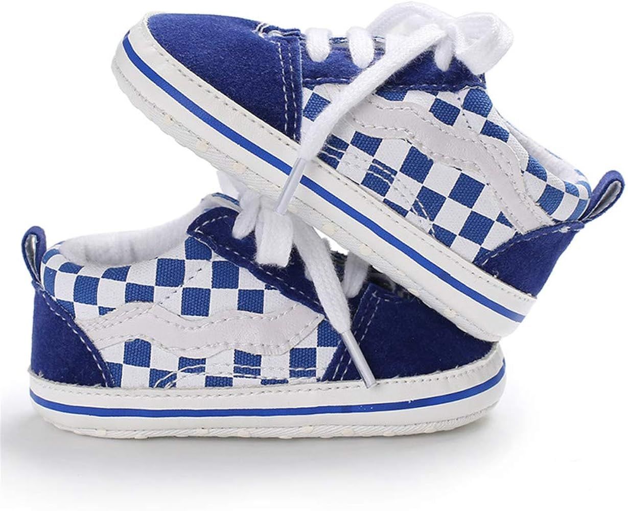 Jikkior Infant Baby Girls Boys Canvas Shoes Soft Sole Toddler Slip On Newborn Crib Casual Sneaker Ba | Amazon (US)