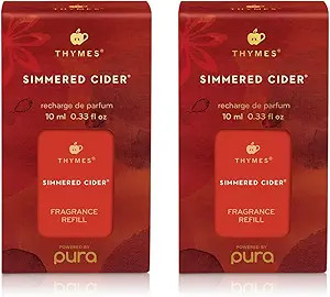 Thymes Simmered Cider Pura Smart Home Plug-in Scent Diffuser Refills - Pack of 2 | Amazon (US)