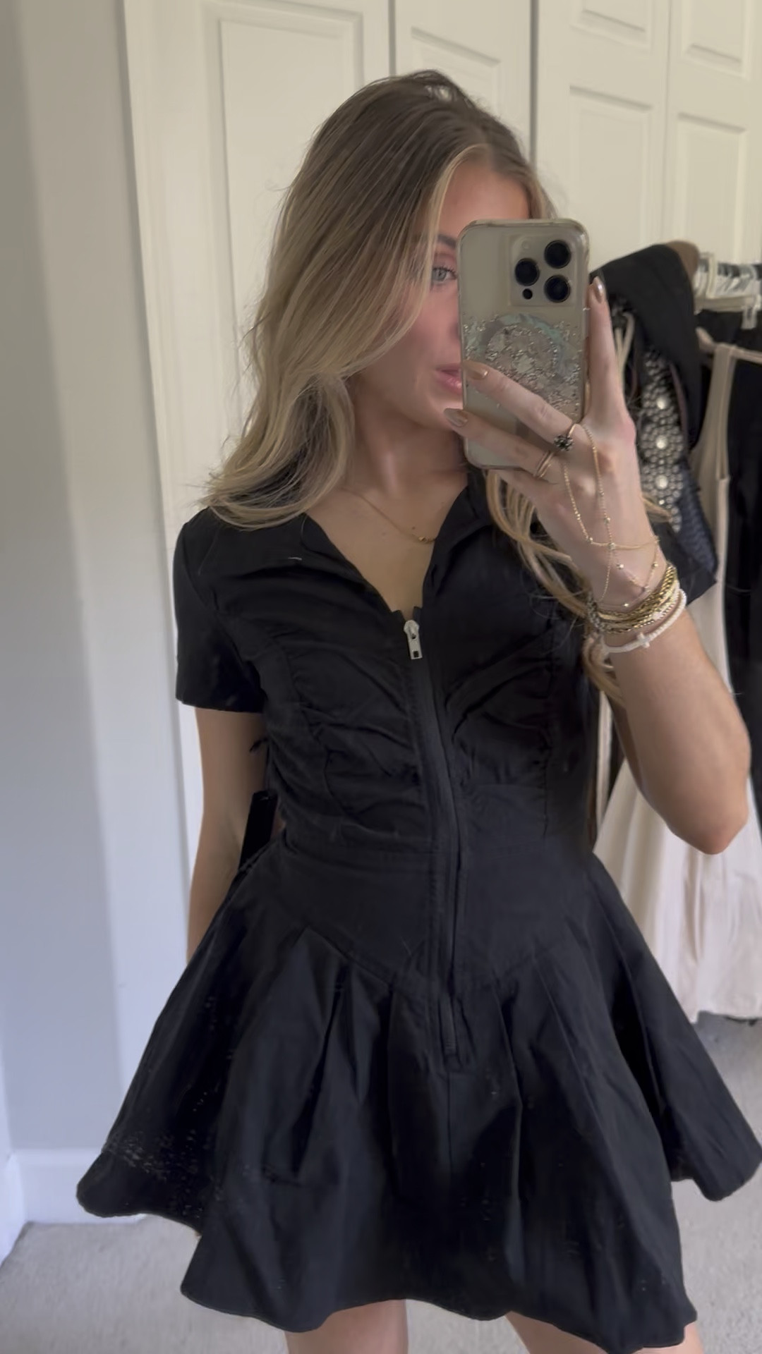 Forever 21 Haul! I wear size 25, XS, 5’4! The cutest valentine day outfit inspo, Valentine’s Day. A twill mini dress featuring a basic collar, zip-up front closure, ruched front design, short sleeves, pleated construction, and fit and flare silhouette

#LTKFindsUnder50 #LTKWatchNow #LTKSaleAlert