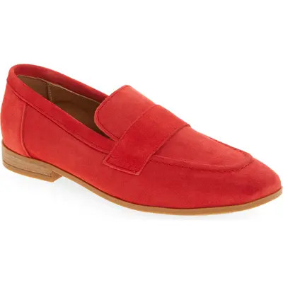 Cordani Ardelle Moc Toe Loafer in Khaki Suede at Nordstrom, Size 5.5Us | Nordstrom