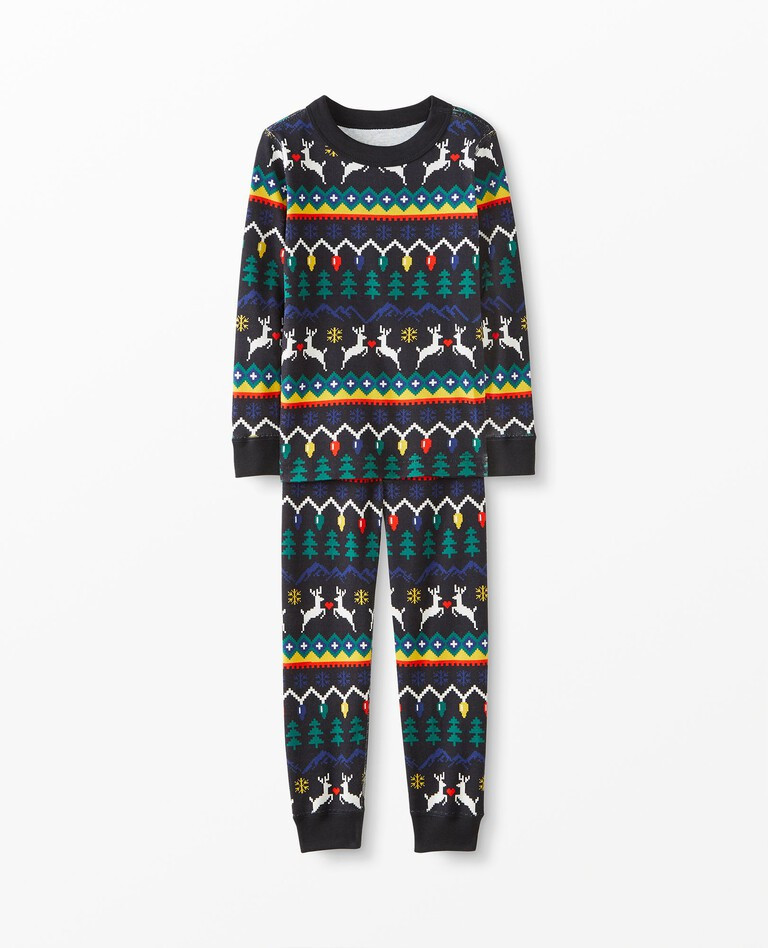 Holiday Print Long John Pajama Set | Hanna Andersson