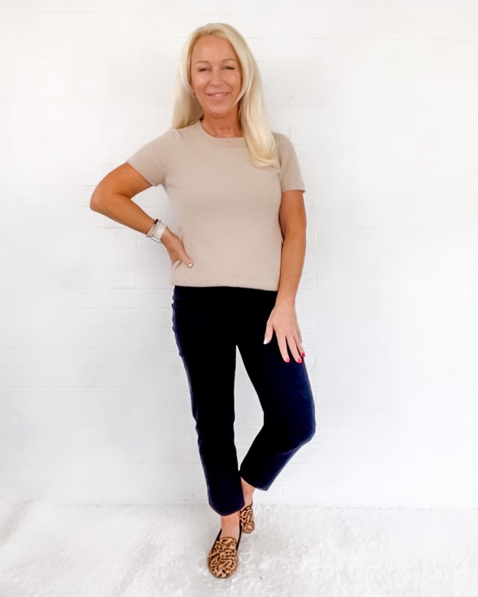 Work Outfit / Cashmere Sweater / Business Casual / Work Wear / SUPER COMFY Leopard Loafers

#LTKSeasonal #LTKworkwear #LTKshoecrush