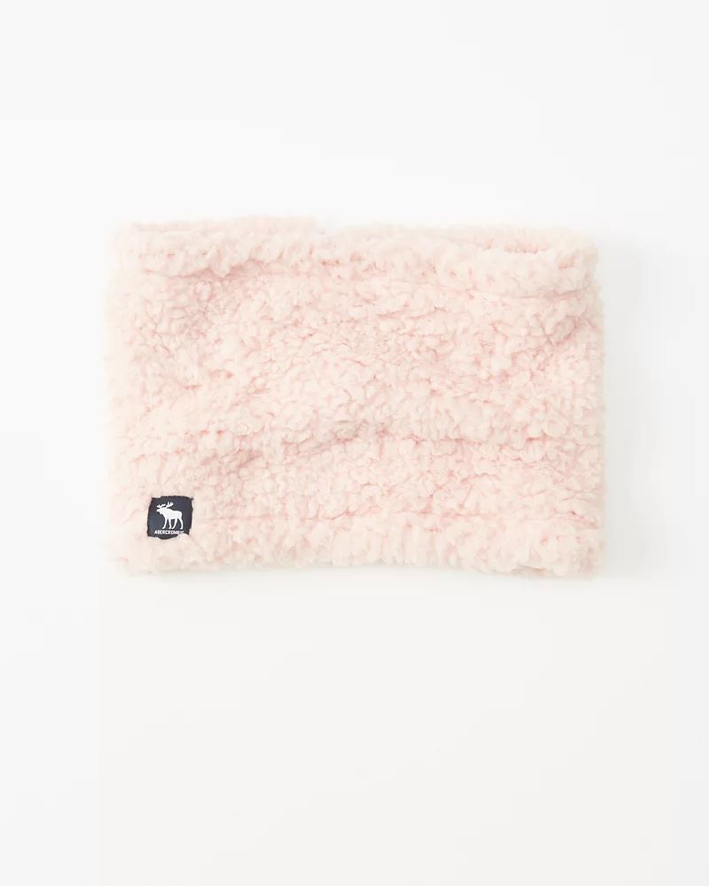 sherpa fleece snood | abercrombie kids US