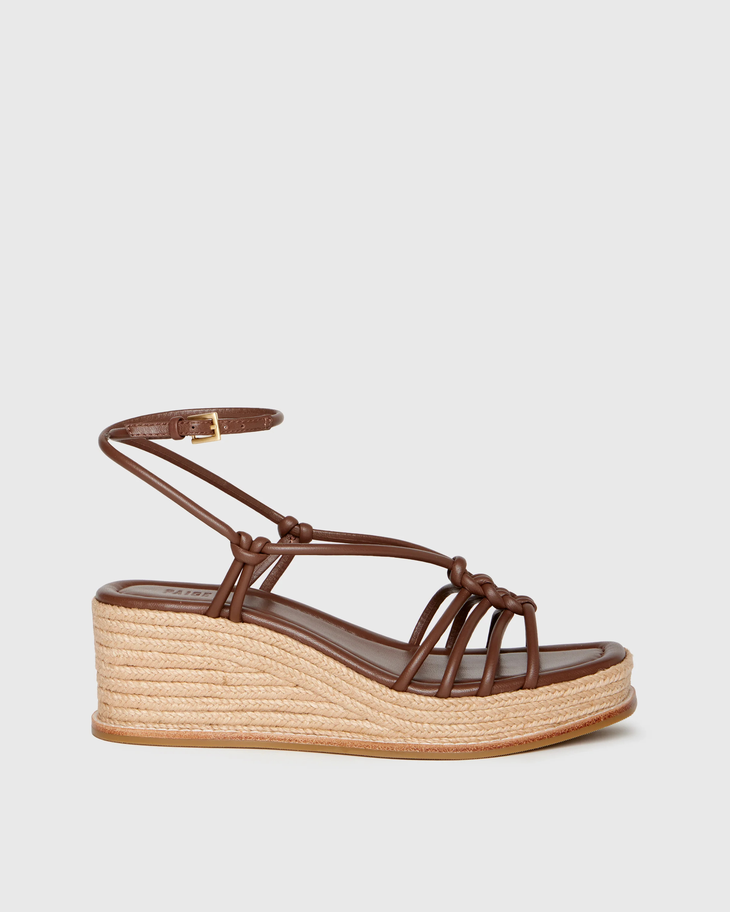 Julian Wedge - Mahogany Leather | Paige