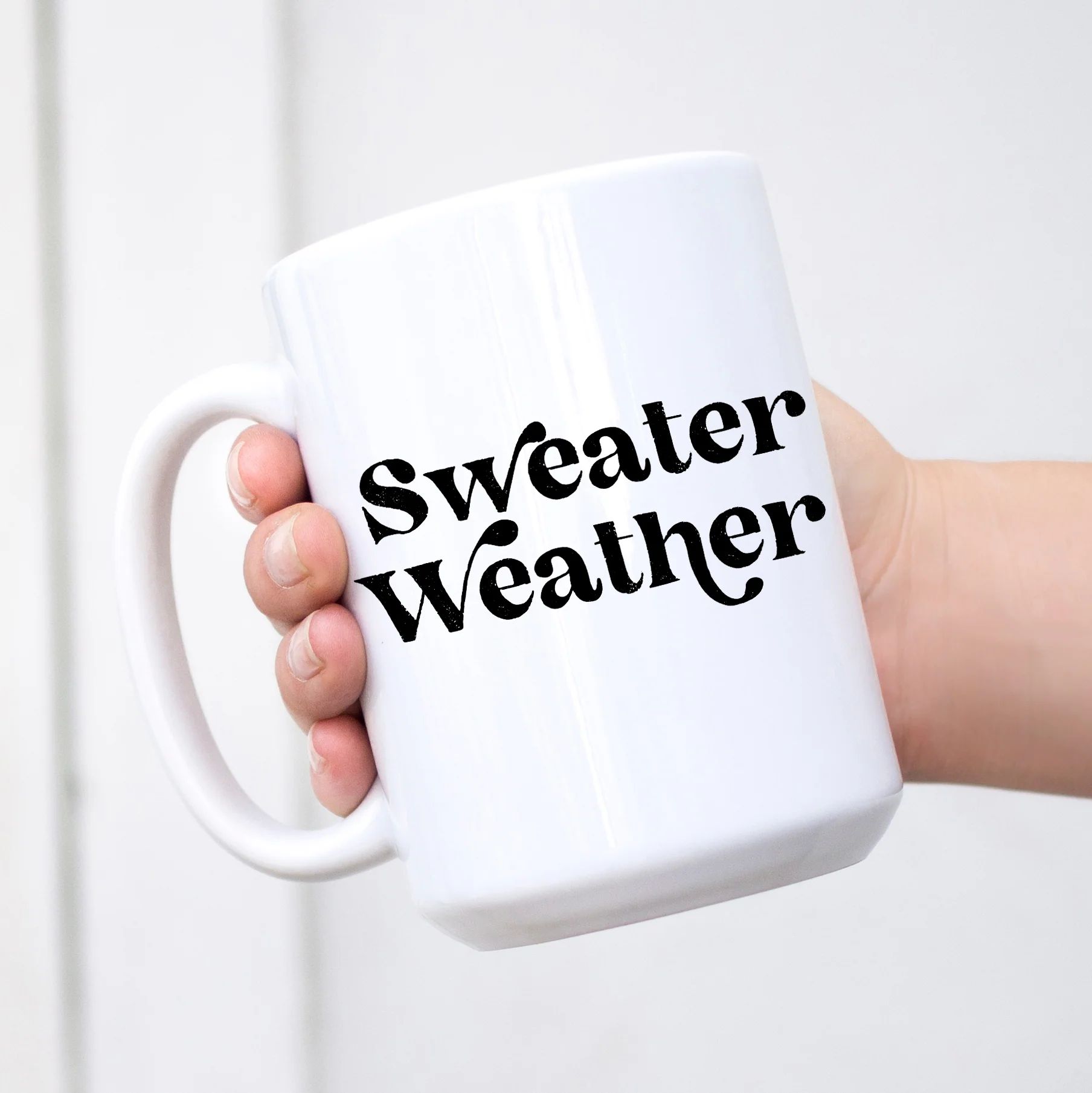 Sweater Weather Mug | Sweet Mint Handmade Goods