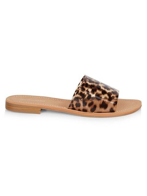 Caleigh Leopard Slide Sandals | Saks Fifth Avenue OFF 5TH
