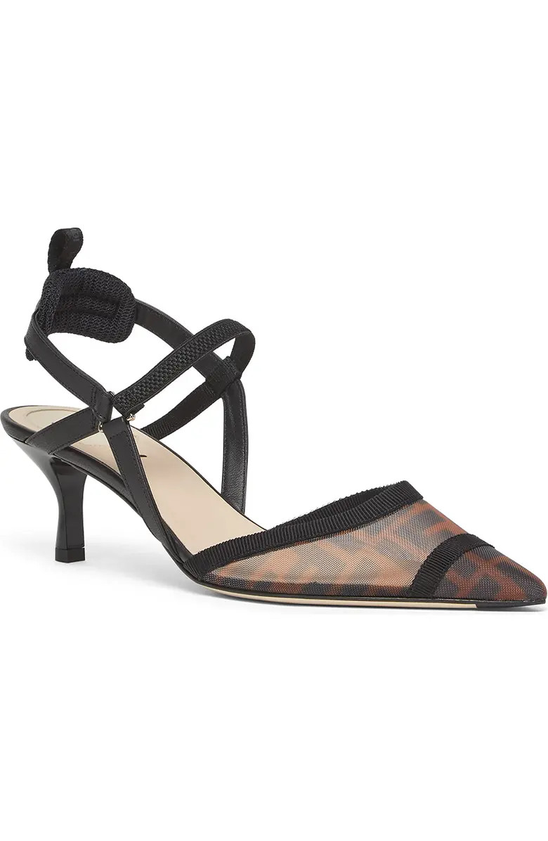 Fendi Colibrì Lite Pointed Toe Slingback Pump (Women) | Nordstrom | Nordstrom