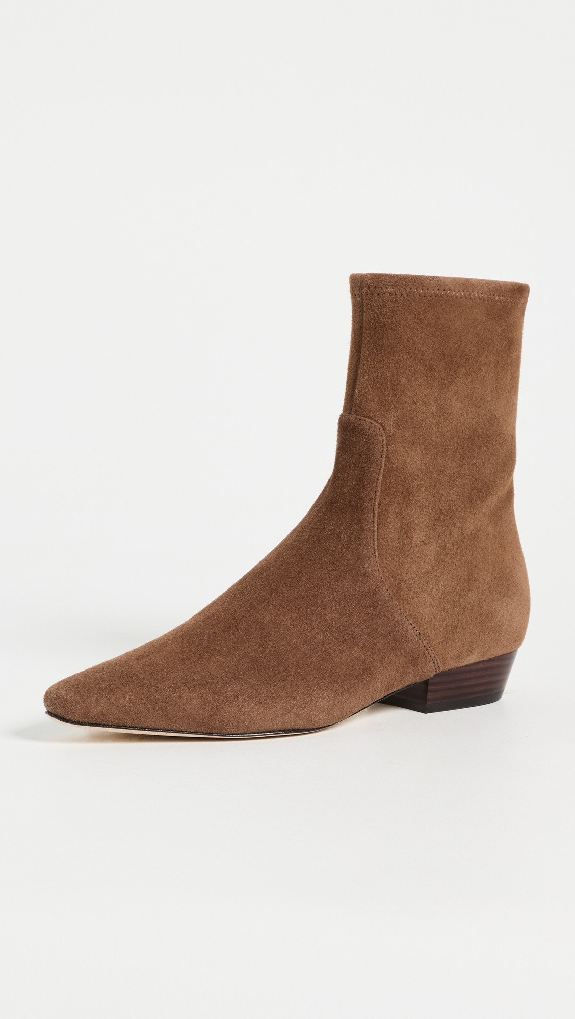 Veronica Beard Glinda Suede Booties Chestnut 7 | Shopbop