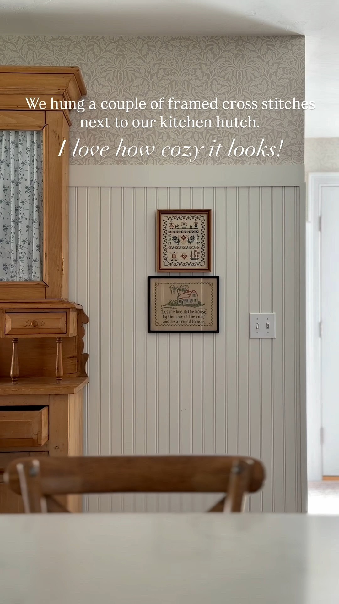 Sharing some similar framed cross stitches for you. 

#LTKHome