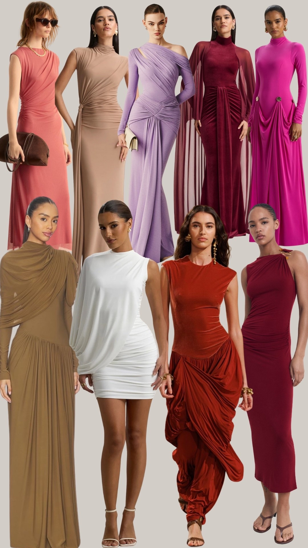 The Art of the Drape

Drape changes everything.
The way fabric folds, gathers, and moves creates shape without structure, drama without excess. Soft lines that sculpt the body, silhouettes that feel fluid yet intentional. This is tailoring without stiffness, elegance without effort.

draped dress, draped gown, ruched dress, evening dress, wedding guest dress, formal dress inspiration, elegant dresses, bodycon dress, summer dress 2026, spring outfits, occasion wear, chic outfits, minimal chic, classy style, fashion inspo

#LTKdresses #LTKstyletip #LTKuk