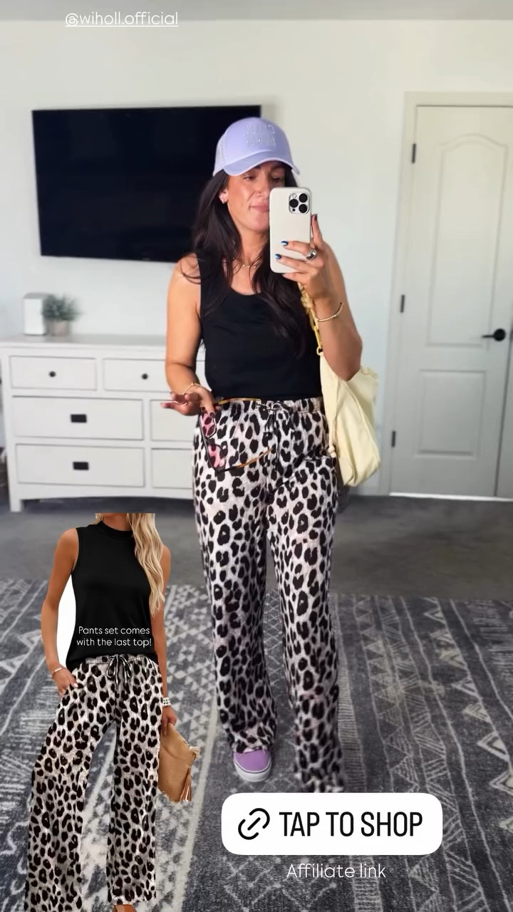 Pants set comes with the top of the shorts set! Linking both below 

#LTKTravel #LTKPetite #LTKootd