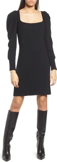 Charles Henry Ribbed Long Sleeve Sweater Dress | Nordstrom | Nordstrom