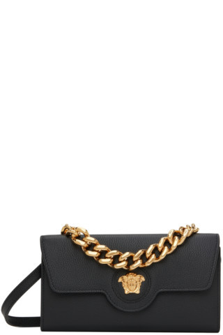Black 'La Medusa' Mini Chain Bag | SSENSE